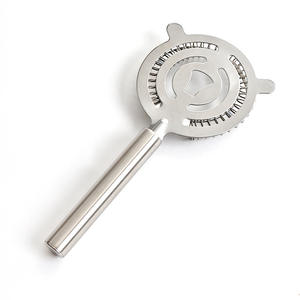 Colador de cócteles de acero inoxidable, filtro de hielo reutilizable para mezclar bebidas - Product Image 1