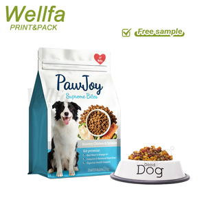 Sacchetto Personalizzato per Alimenti per Cani e Gatti 5kg 10kg Sacchetti in Plastica Richiudibili con Zip Sacchetto per Cibo per Cani in Alluminio con Fondo Piatto - Product Image 1
