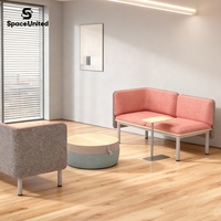 SpaceUnited Modernes Bürosofa Heimbüro Schlafzimmer Gepolstertes Rückenlehnen-Sofa Büromöbel