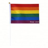 Drapeau publicitaire personnalisé à sublimation pour guide touristique, bannière promotionnelle, petits drapeaux en papier
