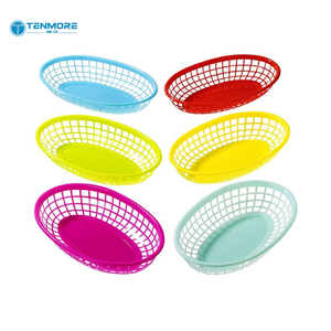 Cestino a Griglia in <span class=keywords><strong>Plastica</strong></span> Facile da Pulire <span class=keywords><strong>per</strong></span> Fast Food, Picnic e Conservazione Domestica - Product Image 3