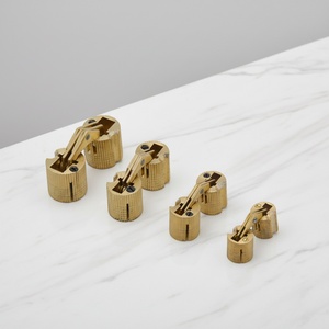 FGA TPL-118 Bisagras cilíndricas ocultas ajustables de latón para armario de dormitorio moderno, tipo pin, invisibles, en caja de regalo - Product Image 3