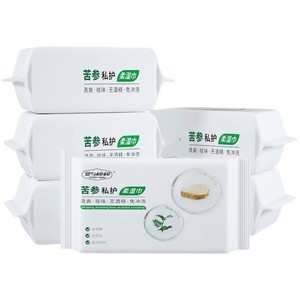 Toallitas femeninas Sophora Flavescens para el cuidado íntimo, uso doméstico, 80 unidades, desodorante limpio, sin alcohol - Product Image 5