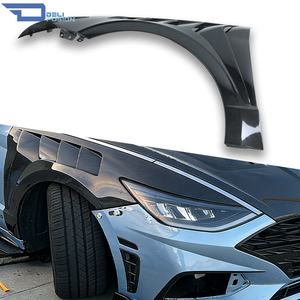 Guardabarros de carbono para Hyundai Sonata N line JW DN8 Xmotion estilo fibra de carbono guardabarros delantero ventilado - Product Image 1