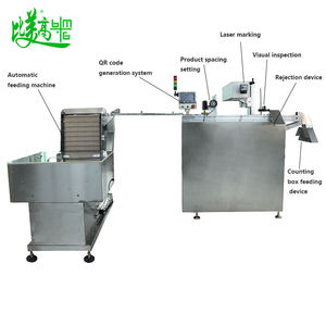 Marqueur laser tout-en-un pour bouchons, alimentation automatique, inspection des codes, tri des défauts, machine de marquage 300 pièces/min pour boissons et cosmétiques - Product Image 3