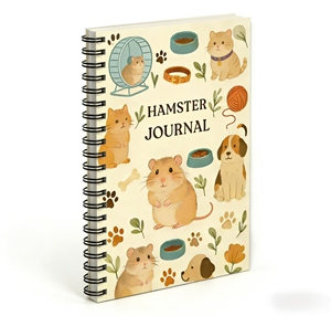 Carnet à spirales A5 avec logo personnalisé, thème animal, 120 feuilles, journal pour enfant, carnet de notes pour étudiant, planificateur - Product Image 4