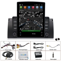 Autoradio pour BMW 5 E39 E53 X5 1995-2001 2002 2003-2006 écran vertical 9.7 pouces navigation android lecteur dvd de voiture