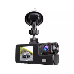 F2 avant et arrière 1080P Dashcam <span class=keywords><strong>cam</strong></span>éra de voiture 3 canaux gravité Induction DVR étanche pour voitures sans fil Gps avec Wifi Dash <span class=keywords><strong>Cam</strong></span> - Product Image 1