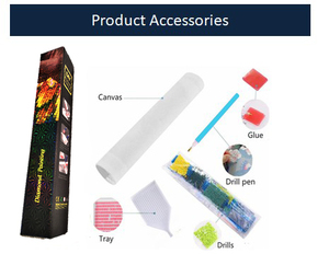 Ventes directes d'usine bricolage diamant peinture girafes art toile pour la peinture diamant dotz kits - Product Image 6