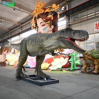 Modèle de dinosaure de grande taille pour parc d'attractions, dinosaure animatronique 3D, fabricants de dinosaures animatroniques personnalisés