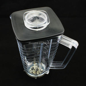Batidora <span class=keywords><strong>cuadrada</strong></span> superior sin BPA, tarro de plástico con tapa, base de hoja, <span class=keywords><strong>licuadora</strong></span>, jarra PS de repuesto para <span class=keywords><strong>licuadora</strong></span> <span class=keywords><strong>Oster</strong></span> y osterizer - Product Image 2