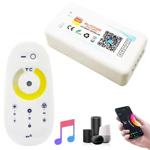 New Arrival CCT LED Controller Wifi RF 2.4G Touch DC5-24V Dimmer RGB RGBW RGBWC Smart Wifi Led Controller Tuya