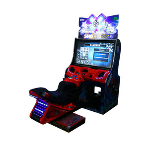 Jeu de course de moto réglable et breveté, expérience de course complète, à monnayeur, construction métallique, en anglais - Product Image 1