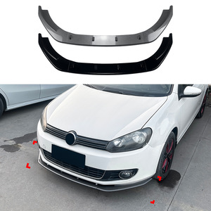 Amp-Z Spoiler avant en fibre de carbone, finition mate, pour Volkswagen Golf Mk6 2008-2012 version standard - Product Image 1