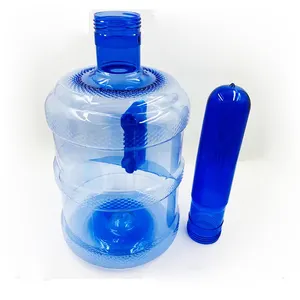 Botol plastik Pet, botol 700 Gram 750G 55mm leher biru plastik 5 galon Jar Preform / 19 Liter 20 Liter 5 galon botol Pet Preform