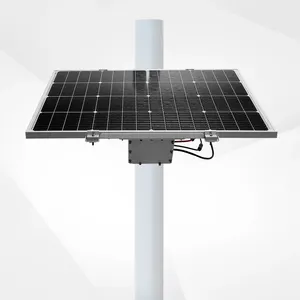 Thông minh năng lượng mặt trời hệ thống cung cấp điện Mono 240 Wát năng lượng mặt trời bảng điều chỉnh 120Ah LiFePO4 pin công suất cao hơn năng lượng tái tạo năng lượng mặt trời