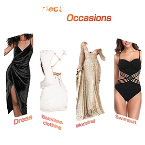 Soutien-gorge sexy pour femmes Soutien-gorge complet <span class=keywords><strong>Big</strong></span> Sexy Breast Silicone Backless Wedding Party for Girl Nice Sexy Girl Wear Bra - Product Image 6