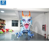 Modèle de dragon gonflable géant personnalisé pour la publicité commerciale, les festivals en plein air et la décoration d'événements