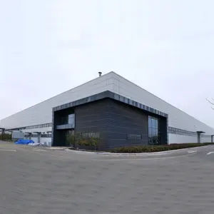 Модульная алюминиевая конструкция, огнестойкая мастерская, Прямая поставка с завода, большое промышленное стальное здание