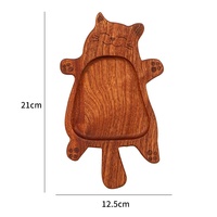 Planche à découper rectangulaire en bois massif, plateau à fruits, plateau en bois de style occidental, planche à pizza pliable