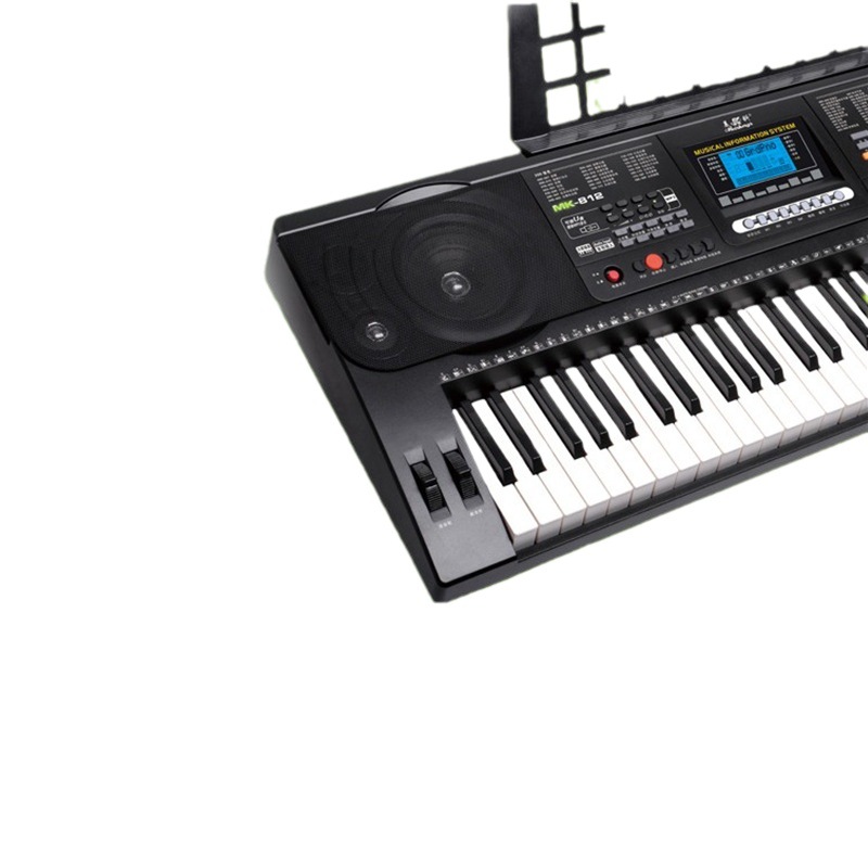 Meike 812 Electronic Piano 61 Key Piano Keyboard LCD Large Screen
