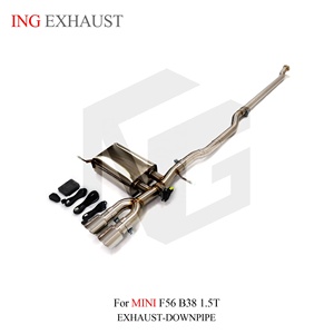 Sistema de Escape de Acero Inoxidable de Alta Calidad ING, Valvetronic Catback de Instalación Directa para <span class=keywords><strong>MINI</strong></span> F56 B38 1.5T, Piezas de Alto Rendimiento - Product Image 2