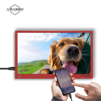 Amaboo Pantalla táctil 15,6 "Tipo C Usb Resolución Full HD Batería Monitor Lcd portátil con soporte