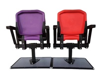 Sièges de stade en plastique PP durables, imperméables, pliables, résistants aux UV, chaise de tribune pour événements sportifs