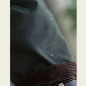 Jaket Unisex 100% Katun Anti Air Berlapis Lilin untuk Musim Semi dan Gugur, Windbreaker dengan Logo di Depan, Tahan Angin dan Bernapas, Jaket Berburu - Product Image 5