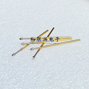 Sonda de Prueba PM75 T2 con Punta de Diamante de Tres Lados, Pin de Resorte de 1.0mm, Orificio de Perforación de 1.4mm, Longitud Total de 28mm, Material Metálico - Product Image 1