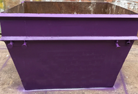 Poubelle d'extérieur Benne à ordures de construction de haute qualité Poubelles métalliques