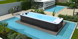 Bigeer BG-6623 Outdoor-Mode-<span class=keywords><strong>Swimspa</strong></span> mit Massagedüsen und Sitzen Schwimmbad - Product Image 2