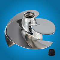 Hélice de jet ski 140 mm, pas 12/14, 3 pales, pour moteur de PWC Sea-Doo SPARK 60 & 90/SPARK HO/SPARK TRIXX