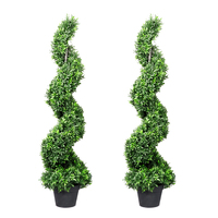 Plantes artificielles de haute qualité verdure Simulation Faux buis topiaire faux pins Plantas Artificiales extérieur intérieur déco