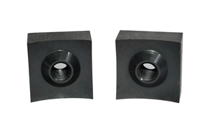 Inner Arc Tungsten Carbide Crusher Blade, For USA <b>Plastic</b> Recycling Industry, Threaded Mount Wear Resistant Granulator Knife - Product Image 5
