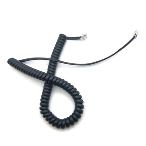 <span class=keywords><strong>RJ12</strong></span> 6p6c ถึง <span class=keywords><strong>RJ12</strong></span> 6P6C สายโทรศัพท์ชุดโทรศัพท์สายขดลวดสายโทรศัพท์เกลียวสาย - Product Image 2