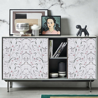 Papier peint autocollant en PVC 3D à motifs floraux européens vintage, multi-motifs, imperméable, design pelable et repositionnable pour hôtel et usage domestique