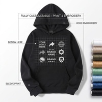 Verdikte effen winter fleece hoodie unisex sweatshirt uniform crewneck t-shirt 18 kleuren sport heren op maat gemaakt mogelijk
