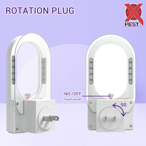 X-Pest Smart Electric House Mouches Gnat Killer Trappeur Mites Piège à mouches des fruits Tueur de mites Plug-In Pièges collants à mouches électriques - Product Image 3