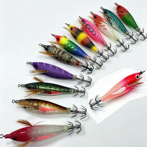 Leurre de pêche en mer en forme de calamar lumineux, 8cm 6g, hameçon BKK, crevette artificielle, appât dur - Product Image 5