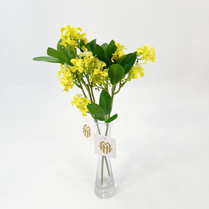 Rama Artificial de <span class=keywords><strong>Murraya</strong></span> <span class=keywords><strong>Paniculata</strong></span>, Flor Artificial de Jazmín Naranja, Flor Artificial de Naranja Falsa para Decoración del Hogar, Sala de Estar, Arreglos Florales para Bodas - Product Image 3