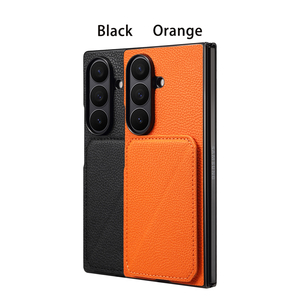 Funda para Teléfono con Ranura para Tarjetas, Soporte de Cuero Sintético, Soporte para Fotos, para <span class=keywords><strong>Samsung</strong></span> Galaxy Z Fold 7 6 5 - Product Image 6