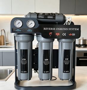 Purificateur d'<span class=keywords><strong>eau</strong></span> domestique RO UV à 7 étapes CE ROHS 100GPD |   Filtration <span class=keywords><strong>de</strong></span> Précision |   Autonettoyage pour la maison et l'hôtel - Product Image 1