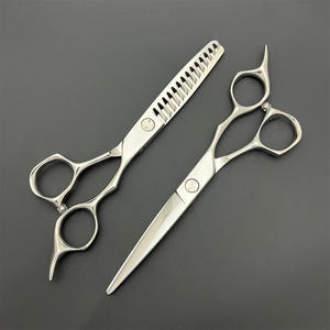 Ciseaux à cheveux CNC, ciseaux à effiler, acier inoxydable VG10, lame de 62 mm, pour droitiers, usage beauté, type de lame standard - Product Image 1