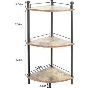 <span class=keywords><strong>Table</strong></span> d'appoint moderne <span class=keywords><strong>en</strong></span> bois et métal personnalisée avec étagères pour canapé-lit - Product Image 2
