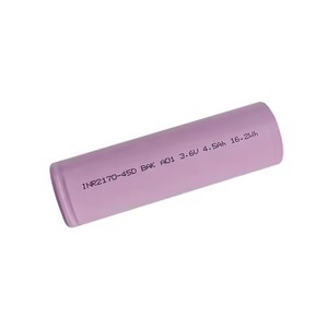 21700 45d 4500mAh 60A công suất cao <span class=keywords><strong>Lithium</strong></span> <span class=keywords><strong>Ion</strong></span> di động có thể sạc lại hình trụ <span class=keywords><strong>Lithium</strong></span> <span class=keywords><strong>Ion</strong></span> pin 3.6V 16.2wh Li-<span class=keywords><strong>ion</strong></span> tế bào - Product Image 2
