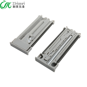 Trượt Ngăn Kéo Đen Điện Full Extension Mềm Đóng Ngăn Kéo Slides Thủy Lực Van Điều Tiết - Product Image 2