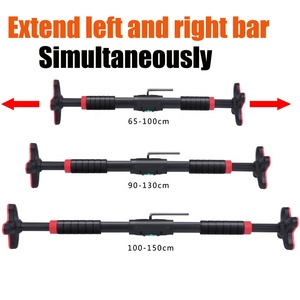 Nhà sử dụng phòng tập thể dục tập thể dục thanh không có vít cài đặt mức mét doorway pull-up Chin-up Bar-200kg tải công suất 2.2kg Trọng lượng nhẹ - Product Image 3