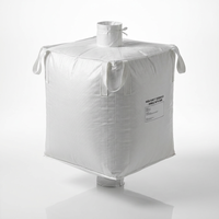 High Cleanliness Plastic FIBC Ton Bag Bulk Bag Bottle-Shaped PE Inner Liner PP Woven Outer Bag Top Filling Spout Bottom