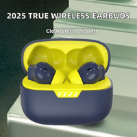Earbud TWS Nirkabel Sejati dengan Speaker 13mm, Suara Hi-Fi, Peredam Kebisingan ANC, Tahan Air IPX4, LED, Waktu Putar Musik 3-5 Jam